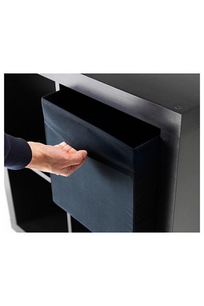 IKEA Organizer Box Home Organization Organizing Storage Box Black 33X38X33 cm
