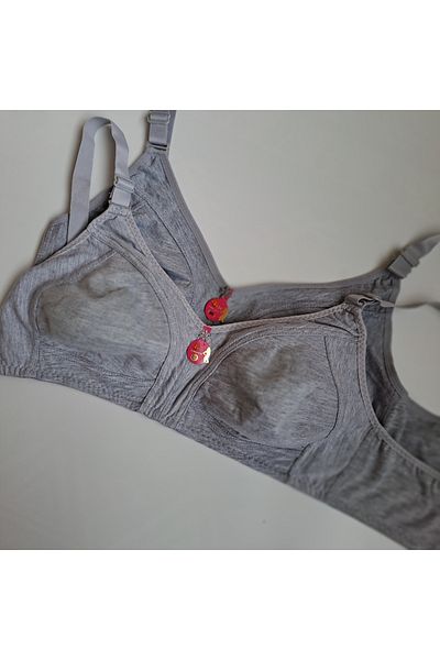 NARIYA Γυναικείο σουτιέν Plus Size Gatherer Βαμβακερό βαμβακερό 2 τεμάχια Gatherer σουτιέν καθημερινά χωρίς σύρμα εσώρουχα