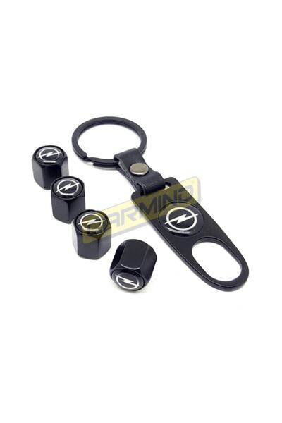 Smart Garage Opel Plastic Valve Cover and Keychain Set
