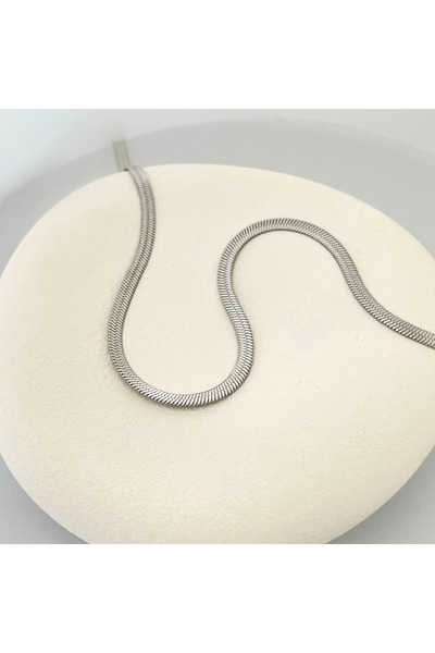 nerora قلادة من الفولاذ بسلسلة إيطالية