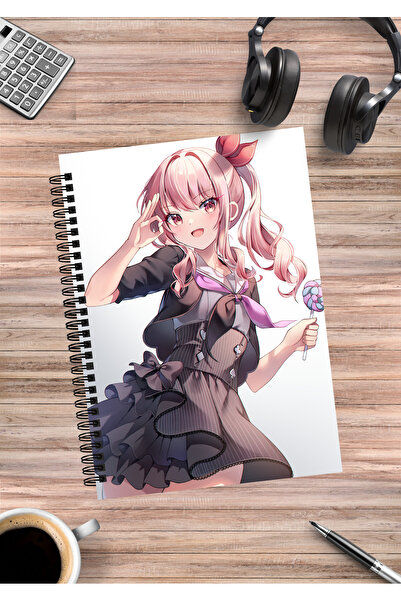 mertfigur Caiet A5 cu spirală Project Sekai Akiyama Mizuki Anime - 50 de coli