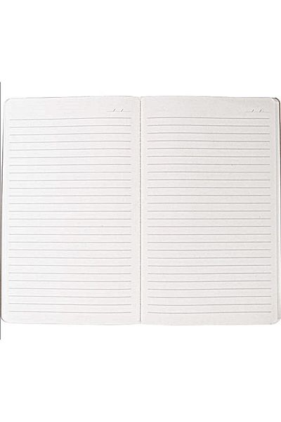 Copyder Σημειωματάριο ραμμένο 14 x 20 cm 70 γρ. Κρέμα 80 Φύλλων Εξώφυλλο: Kraft Tailor Ράψιμο Ανακυκλώσιμο Χαρτί Ριγέ