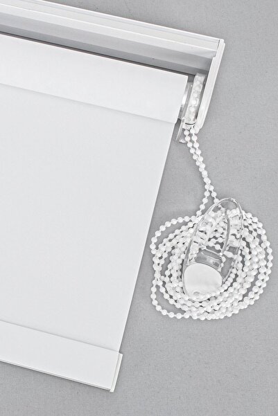 Noveva Home Level 00 Optik Beyaz Mat Güneşlik Stor Perde Ofis Mutfak Perdesi ...