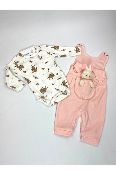 bebekyol Baby Girl Jumpsuit with Toys