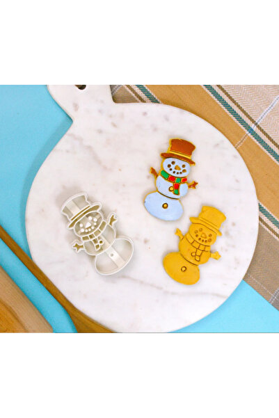 Rapithwin قالب كوكيز رجل الثلج الجديد لتشكيل العجين