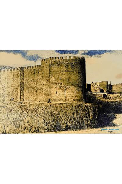 ZERYA Postera Bajara Amedê - Diyarbakır Surları Posteri - Diyarbakır Posteri