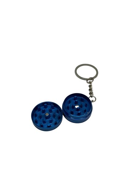 GoldEagle 25mm Metal Magnet Tobacco Spice Grinder - 1 Piece Keychain Shaped Grinder