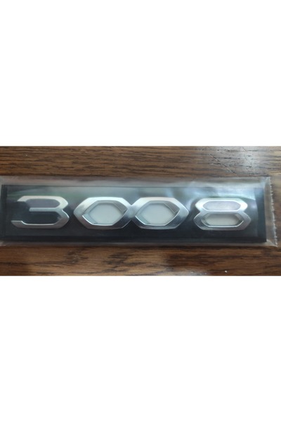 restinal Peugeot 3008 Bagaj Yazısı Peugeot 3008 modelinin bagaj kapağında yer...