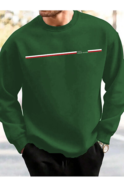 EVIus UNISEX Paris Dream Maker B cu imprimeu Confortabil și elegant Sweat tricou Ușor flexibil