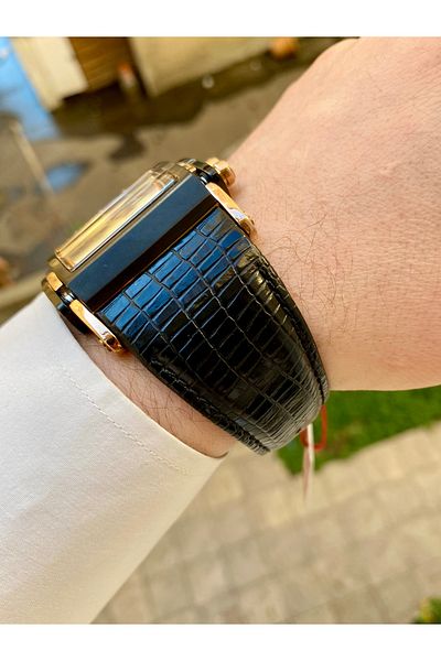 Fiesta Leather Cord 5Atm Waterproof Luxury Mens Wrist Watch Bracelet Gift