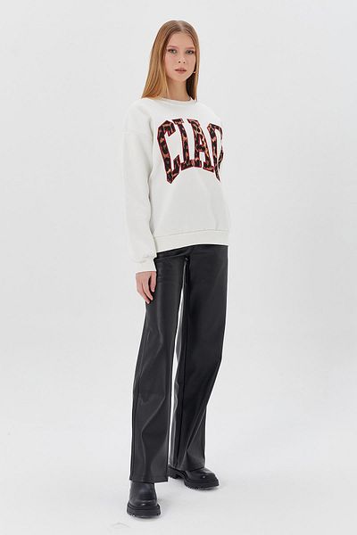 Shopping Shop Hanorac cu imprimeu leopard CIAO culoare ecru