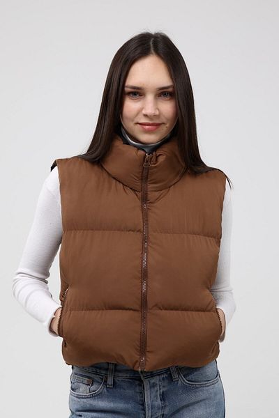 DYNAMO Kupferfarbene Pufferweste für Damen