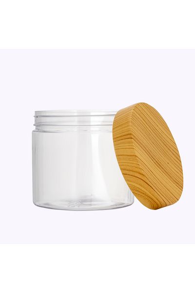 ROYALFORD Round Air-Tight PET Jar, 400ml Plastic Container, RF10506