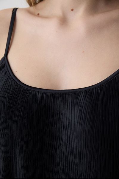 Penti Fleur Schwarzes Nachthemd – Loves Paris-Kollektion