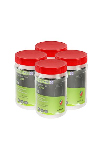 ROYALFORD Round Airtight PET Jar- RF11877