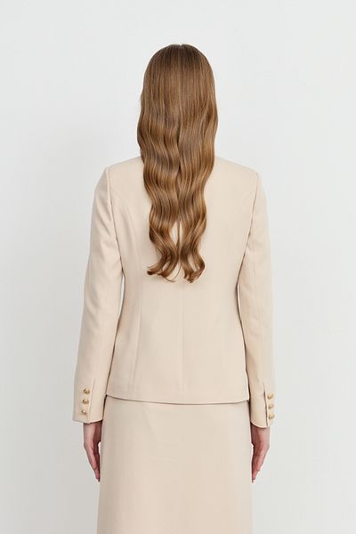 Fatma Atasoy Short Stone Jacket with Cups