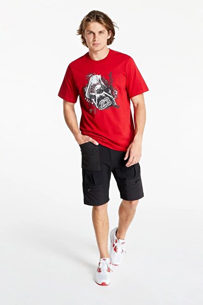 Nike Jordan Vintage γραφικό κοντομάνικο κόκκινο μπλουζάκι Jordan 23 Nostalgic Graphic Ανδρικό μπλουζάκι κόκκινο