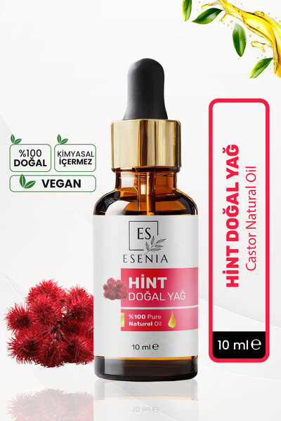 ES ESENIA Hint Yağı %100 Saf ve Doğal Bitkisel Uçucu Yağ Castor Essential Oil...