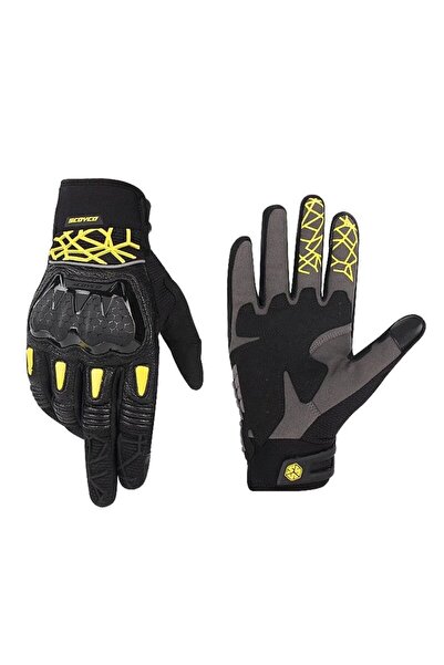 Scoyco Mc103 Korumalı Motosiklet Eldiveni Neon Yeşil