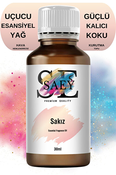 SAEY Sakız Esansiyel Uçucu Koku Yağ Buhurdanlık Yağı Difüzör Esansı Hobi Esan...