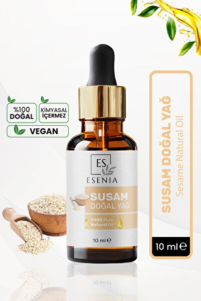 ES ESENIA زيت السمسم 100% زيت عطري عشبي نقي وطبيعي زيت السمسم العطري 10 مل