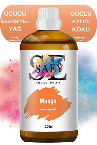 SAEY Mango Esansiyel Uçucu Koku Yağ Buhurdanlık Yağı Difüzör Esansı Hobi Esan...
