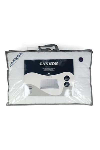 Cannon Quilted Down Alternative Dual Layer Pillow 48 x 74 + 4cm