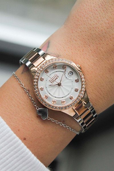 MICHAEL TOMMY Mt20273Lcrb92 Women's Watch with Steel Band