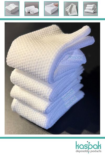 kaspak Disposable towel 40x25 cm 100 pieces Multi-purpose Pedicure manicure liner cloth