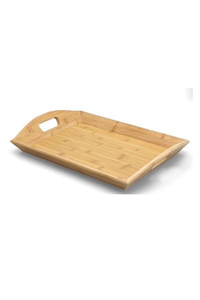 Bien Servi High Quality Rectangular Shaped Bamboo Serving Tray