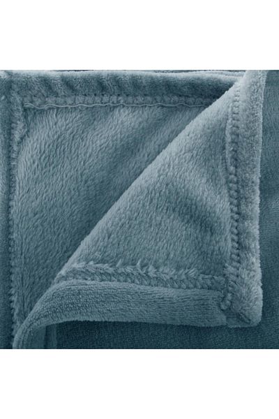 Atmosphera Plain Rectangular Blanket 130 x 180cm 156047O