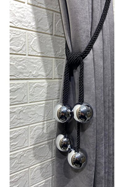 Helezoni Perde Aksesuarı Kornişe Takmatik  Metal 4 Top Lüx Braçol  1 ADET  KORNİŞE TAKILIR