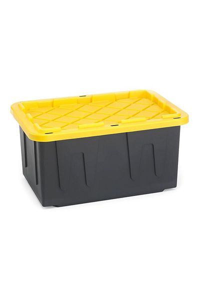 Homz Stackable Utility Storage Tote 27 Gal