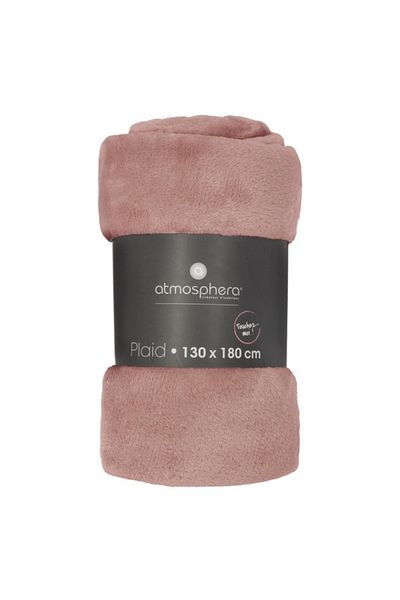 Atmosphera Plain Rectangular Blanket 130 x 180cm 156047P
