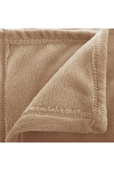 Atmosphera Plain Rectangular Blanket 130 x 180cm 156047D