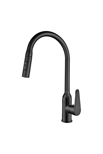 AQUADROP خلاط مطبخ متين وحديث بمقبض واحد قابل للسحب