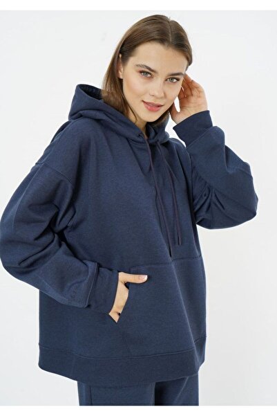 JustBS TRANSPORT DE IARNĂ DE IARNĂ DE BUMBAC ALBASTRU ÎNCHIS FEMEI