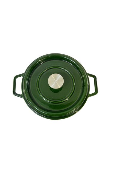 Parfait Dual Ergonomic Handle Cast Iron Casserole with Lid 24cm