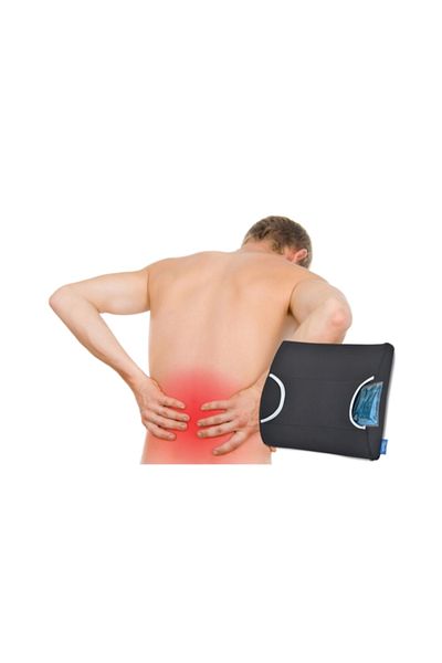 CONTOUR Lower Back Support Warm Cool Lumbar Support Cushion