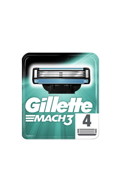 Gillette Комплект от 4 резервни ножчета за бръснене Mach3