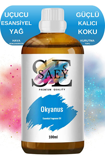 SAEY Okyanus Esansiyel Uçucu Koku Yağ Buhurdanlık Yağı Difüzör Esansı Hobi Es...