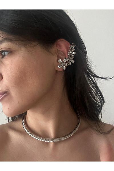 Hoop jewelery قرط غضروف بتصميم مضغوط