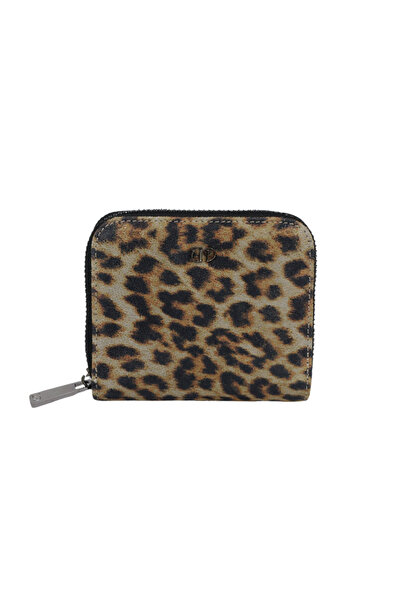 Uderra Leather Uderra Women's Genuine Leather Yellow Leopard Mini Wallet - S1...
