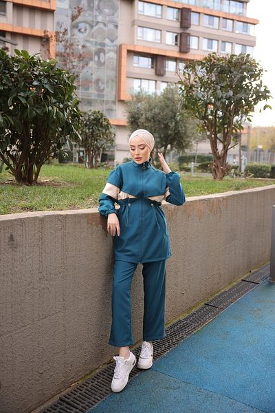 MİMİ Luxury Wear Γυναικεία αθλητική φόρμα με φερμουάρ - Σετ δύο