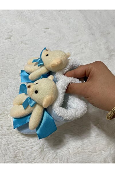 Portakal Bebek Ayıcıklı Bebek Panduf