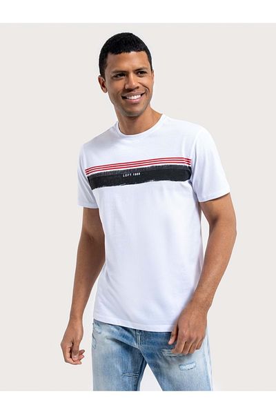 Loft Lf 2036416   Men's Regular Fit T-Shirt - Red XXL - St07958