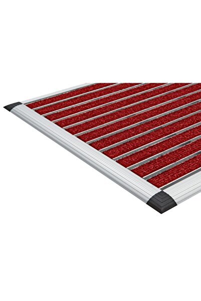 DESAN Ultra Mat Halı Fitilli Alüminyum Paspas - 40x60cm - Kırmızı