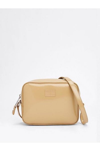 Tommy Hilfiger Dámská béžová crossbody kabelka s logem