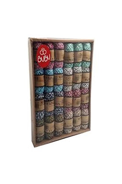 Bubu Bu-bu Çift Renkli Kağıt Ip 10m