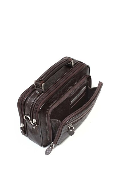 Aka Deri Чоловіча сумка - AKA Leather 318, 100% натуральна шкіра, гіркий коричневий, сумка через плече